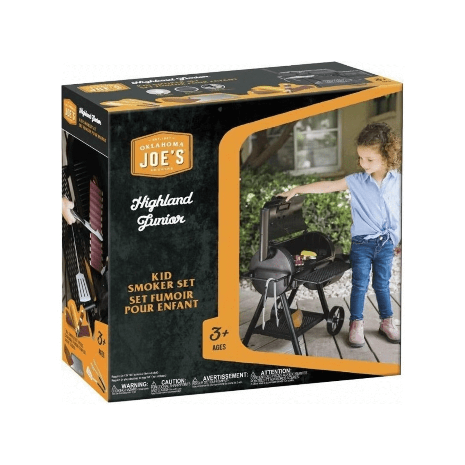 Oklahoma Joe's Highland Junior Kids Smoker BBQ Play Set Steam